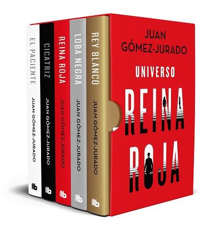 UNIVERSO REINA ROJA(ESTUCHE.REINA ROJA / LOBA NEGRA / REY BLANCO / CICATRIZ / EL PACIENTE)  | 9788413145044 | GÓMEZ-JURADO,JUAN | Llibreria Geli - Llibreria Online de Girona - Comprar llibres en català i castellà