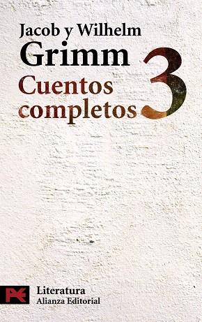 GRIMM.CUENTOS COMPLETOS-3 | 9788420649580 | GRIMM,JACOB/GRIMM,WILHELM | Libreria Geli - Librería Online de Girona - Comprar libros en catalán y castellano