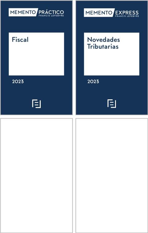 MEMENTO PRÁCTICO FISCAL 2023 + MEMENTO EXPRESS NOVEDADES TRIBUTARIAS(PACK EDICIÓN 2023) | 9788419303936 | Llibreria Geli - Llibreria Online de Girona - Comprar llibres en català i castellà