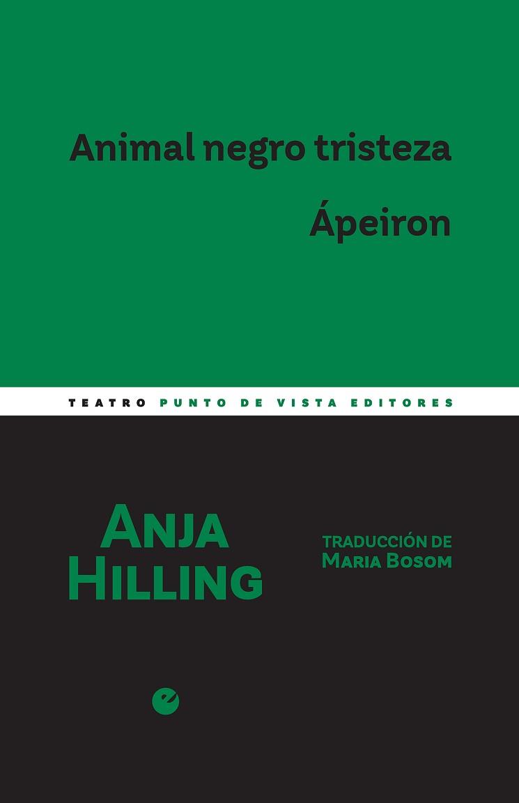 ANIMAL NEGRO TRISTEZA.ÁPEIRON | 9788418322778 | HILLING,ANJA | Llibreria Geli - Llibreria Online de Girona - Comprar llibres en català i castellà