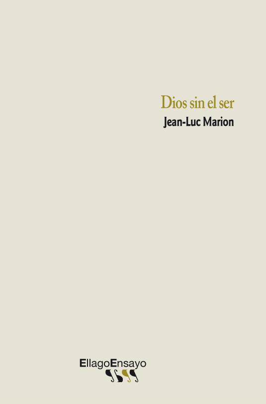 DIOS SIN EL SER | 9788496720749 | MARION,JEAN-LUC | Llibreria Geli - Llibreria Online de Girona - Comprar llibres en català i castellà