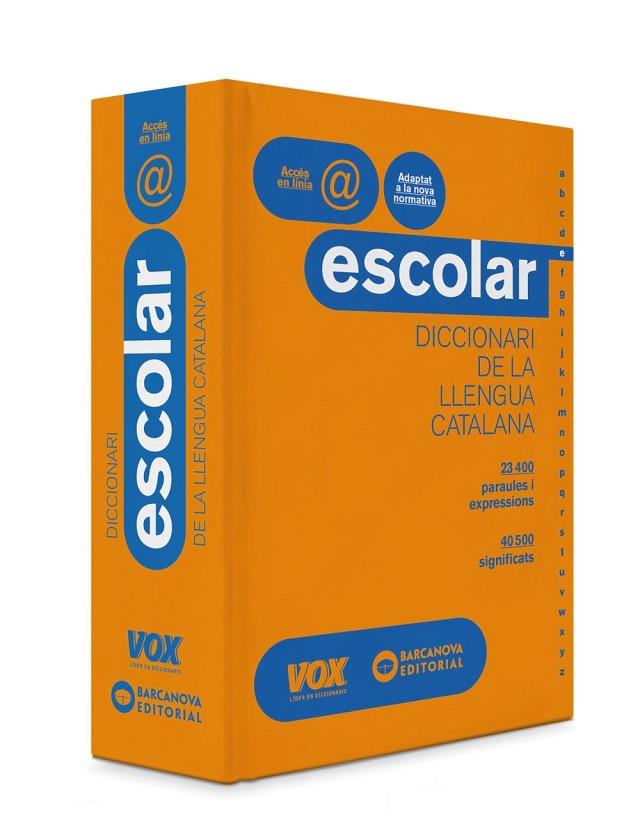 DICCIONARI ESCOLAR DE LA LLENGUA CATALANA VOX-BARCANOVA | 9788499742830 | Llibreria Geli - Llibreria Online de Girona - Comprar llibres en català i castellà