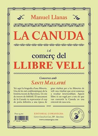 LA CANUDA I EL COMERÇ DEL LLIBRE VELL | 9788418022401 | LLANAS PONT, MANUEL | Llibreria Geli - Llibreria Online de Girona - Comprar llibres en català i castellà