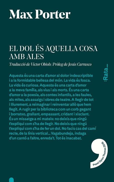 EL DOL ÉS AQUELLA COSA AMB ALES | 9788494489143 | PORTER,MAX | Llibreria Geli - Llibreria Online de Girona - Comprar llibres en català i castellà