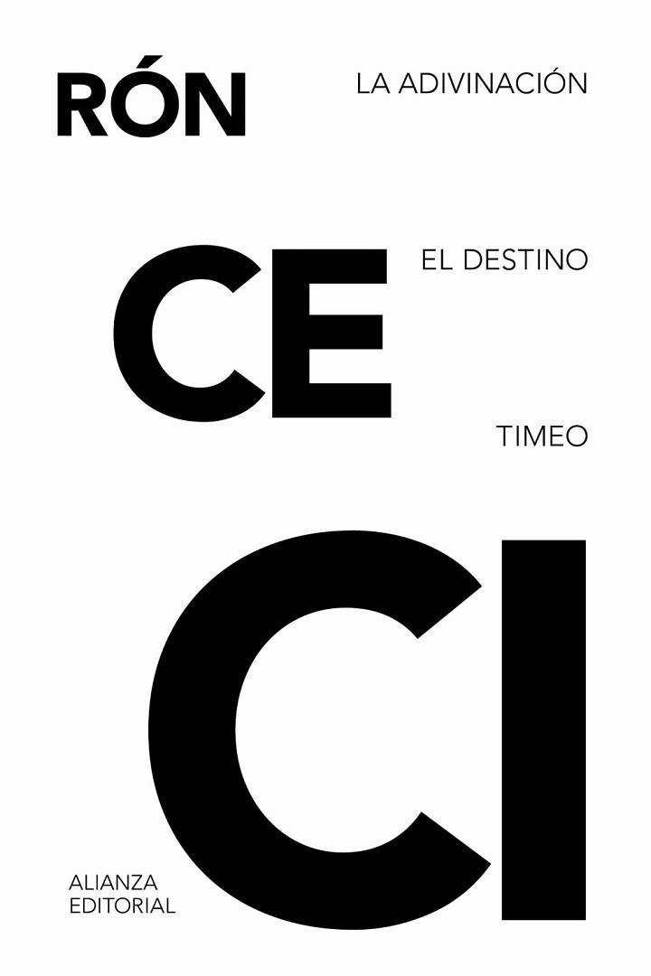 LA ADIVINACIÓN.EL DESTINO.TIMEO | 9788411480963 | CICERÓN | Libreria Geli - Librería Online de Girona - Comprar libros en catalán y castellano
