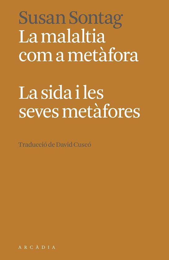 LA MALALTIA COM A METÀFORA. LA SIDA I LES SEVES METÀFORES | 9788412667363 | SONTAG,SUSAN | Llibreria Geli - Llibreria Online de Girona - Comprar llibres en català i castellà