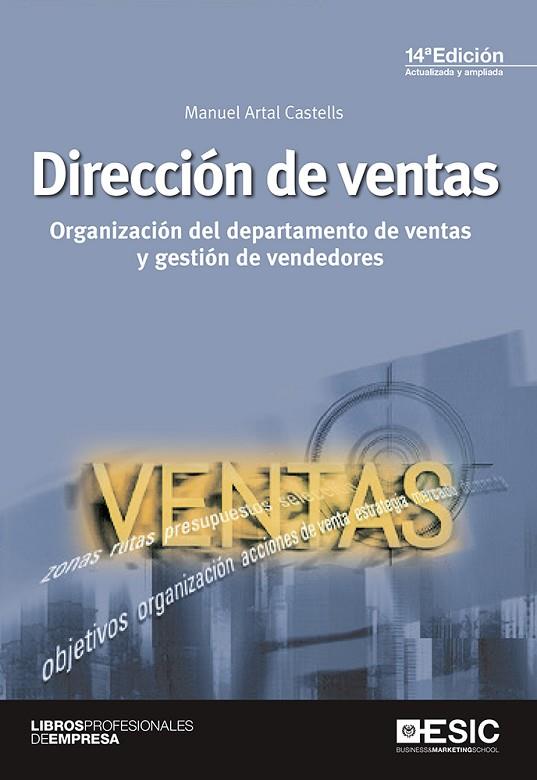 DIRECCIÓN DE VENTAS | 9788416701018 | ARTAL CASTELLS,MANUEL | Llibreria Geli - Llibreria Online de Girona - Comprar llibres en català i castellà