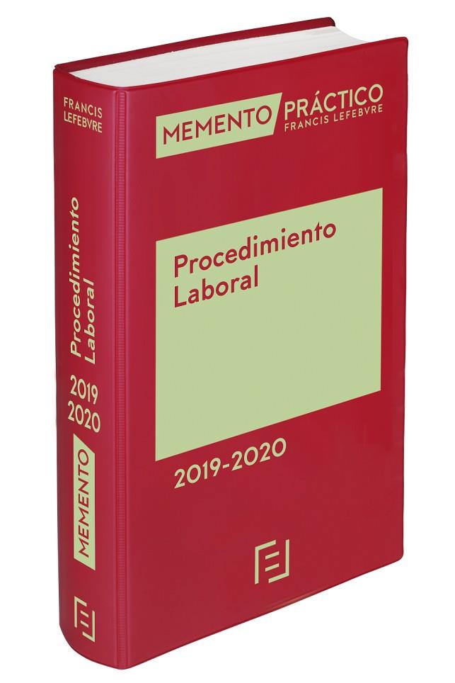 MEMENTO PROCEDIMIENTO LABORAL  2019-2020 | 9788417544249 |   | Llibreria Geli - Llibreria Online de Girona - Comprar llibres en català i castellà