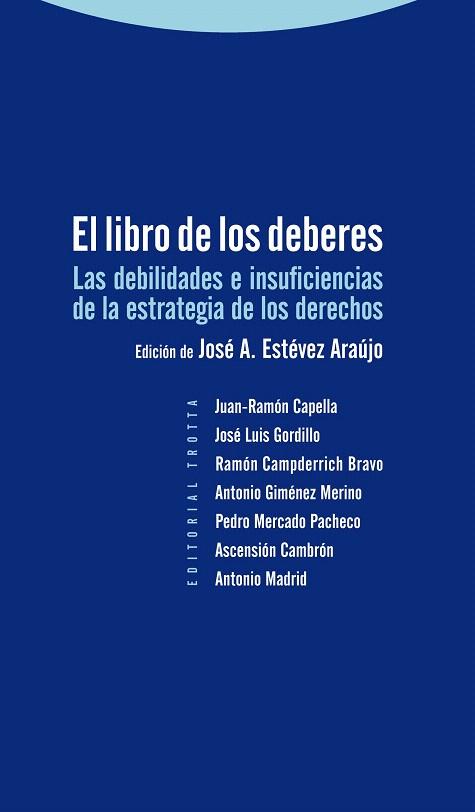 EL LIBRO DE LOS DEBERES | 9788498793987 | A.A.D.D. | Llibreria Geli - Llibreria Online de Girona - Comprar llibres en català i castellà
