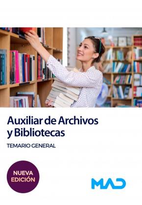 AUXILIAR DE ARCHIVOS Y BIBLIOTECAS(TEMARIO-1.EDICIÓN 2023) | 9788414270127 | Llibreria Geli - Llibreria Online de Girona - Comprar llibres en català i castellà