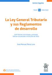 LA LEY GENERAL TRIBUTARIA Y SUS REGLAMENTOS DE DESARROLLO(18ª EDICIÓN 2022) | 9788411470841 | Llibreria Geli - Llibreria Online de Girona - Comprar llibres en català i castellà