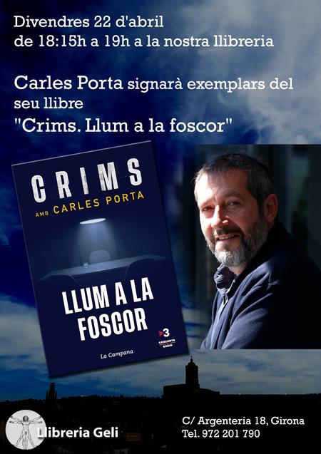 SIGNATURA " CRIMS : LLUM A LA FOSCOR " | Llibreria Geli - Llibreria Online de Girona - Comprar llibres en català i castellà