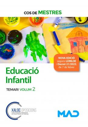 COS DE MESTRES.EDUCACIÓ INFANTIL(TEMARI-2.EDICIÓ 2023) | 9788414270349 | Libreria Geli - Librería Online de Girona - Comprar libros en catalán y castellano