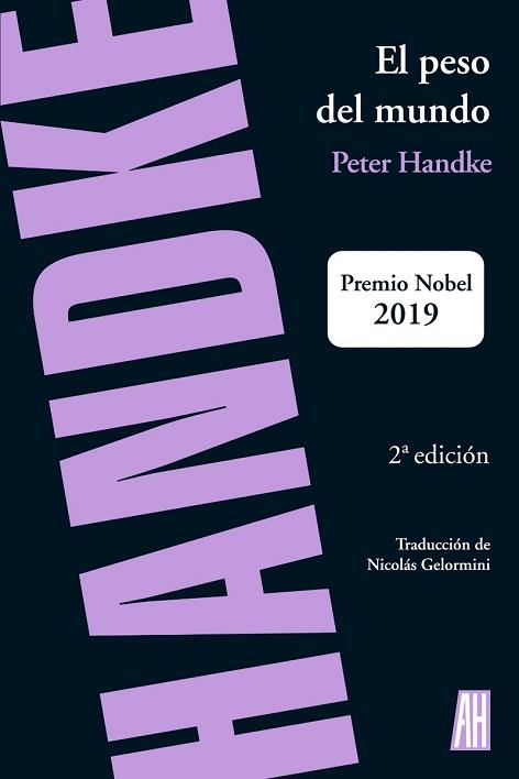 EL PESO DEL MUNDO | 9788416287819 | HANDKE,PETER | Llibreria Geli - Llibreria Online de Girona - Comprar llibres en català i castellà