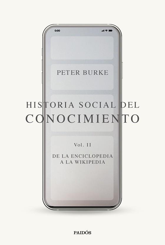 HISTORIA SOCIAL DEL CONOCIMIENTO-2 | 9788449341991 | BURKE, PETER | Libreria Geli - Librería Online de Girona - Comprar libros en catalán y castellano