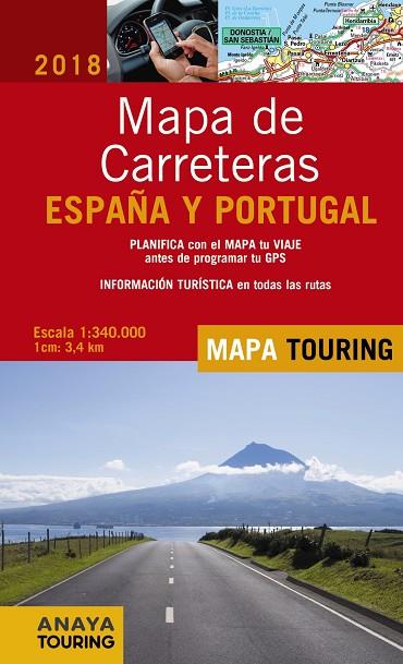 ESPAÑA Y PORTUGAL(MAPA DE CARRETERAS.EDICION 2018) | 9788491580881 | ANAYA TOURING | Llibreria Geli - Llibreria Online de Girona - Comprar llibres en català i castellà