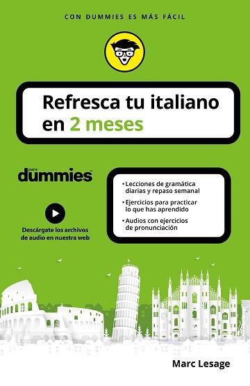 REFRESCA TU ITALIANO EN 2 MESES PARA DUMMIES | 9788432906268 | LESAGE,MARC | Llibreria Geli - Llibreria Online de Girona - Comprar llibres en català i castellà