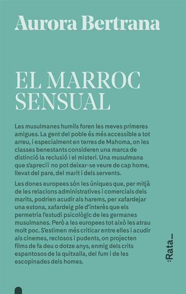 EL MARROC SENSUAL | 9788416738601 | BERTRANA,AURORA | Llibreria Geli - Llibreria Online de Girona - Comprar llibres en català i castellà