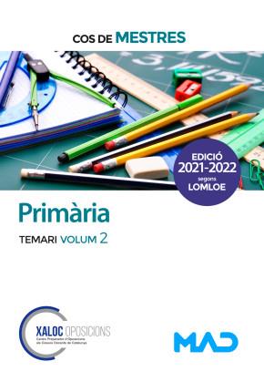 COS DE MESTRES(EDUCACIÓ PRIMÀRIA.TEMARI-2.EDICIÓ 2021-2022) | 9788414253991 | Llibreria Geli - Llibreria Online de Girona - Comprar llibres en català i castellà