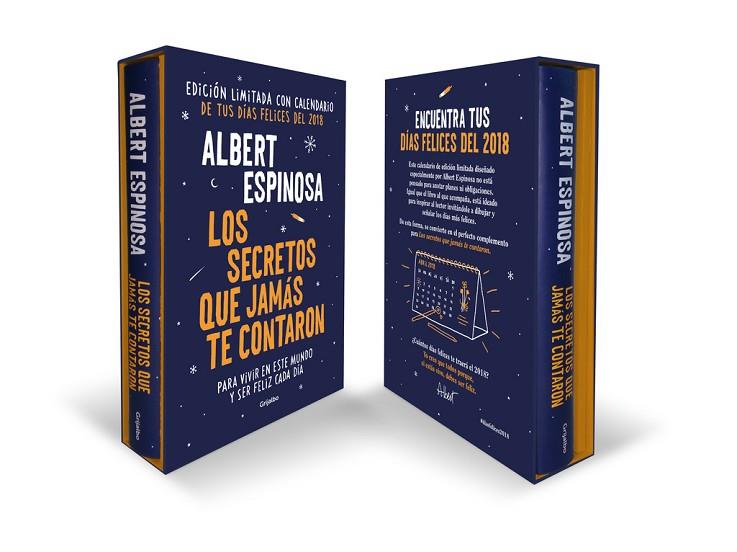 LOS SECRETOS QUE JAMÁS TE CONTARON(EDICIÓN ESPECIAL CON CALENDARIO 2018) | 9788425355905 | ESPINOSA,ALBERT | Llibreria Geli - Llibreria Online de Girona - Comprar llibres en català i castellà