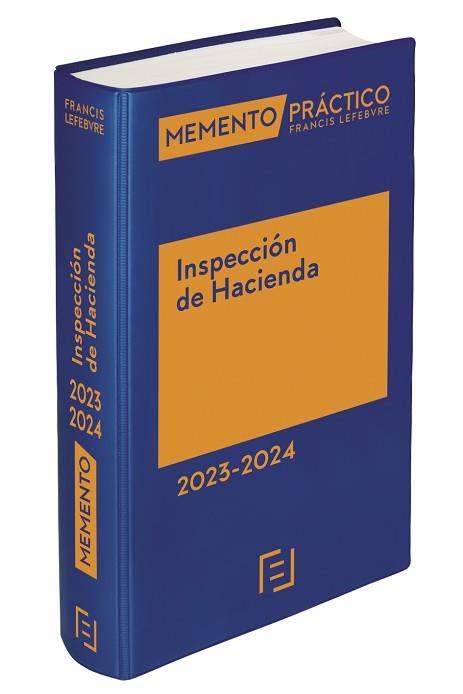 MEMENTO PRÁCTICO INSPECCIÓN DE HACIENDA(EDICIÓN 2023-2024) | 9788419303592 | LEFEBVRE-EL DERECHO | Llibreria Geli - Llibreria Online de Girona - Comprar llibres en català i castellà