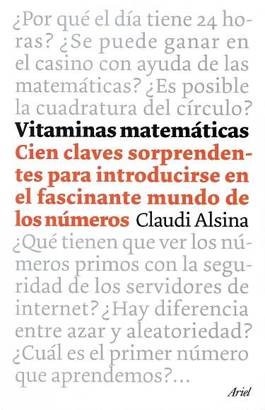 VITAMINAS MATEMÁTICAS | 9788434453500 | ALSINA,CLAUDI | Llibreria Geli - Llibreria Online de Girona - Comprar llibres en català i castellà