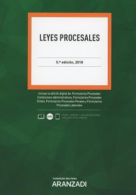 LEYES PROCESALES(5ª EDICION 2018) | 9788491971030 | Llibreria Geli - Llibreria Online de Girona - Comprar llibres en català i castellà