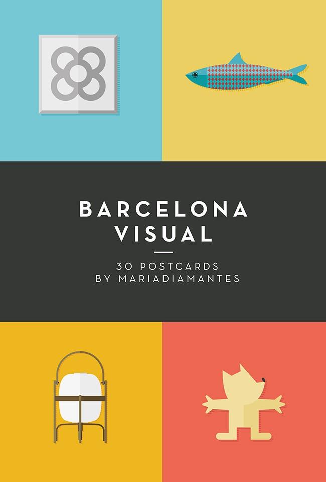 BARCELONA VISUAL 30 POSTCARDS | 9788415888871 | MARIADIAMANTES | Libreria Geli - Librería Online de Girona - Comprar libros en catalán y castellano