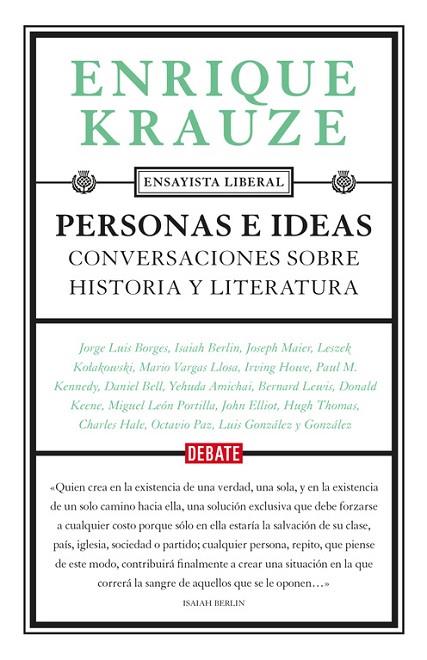 PERSONAS E IDEAS | 9788499926605 | KRAUZE,ENRIQUE | Llibreria Geli - Llibreria Online de Girona - Comprar llibres en català i castellà