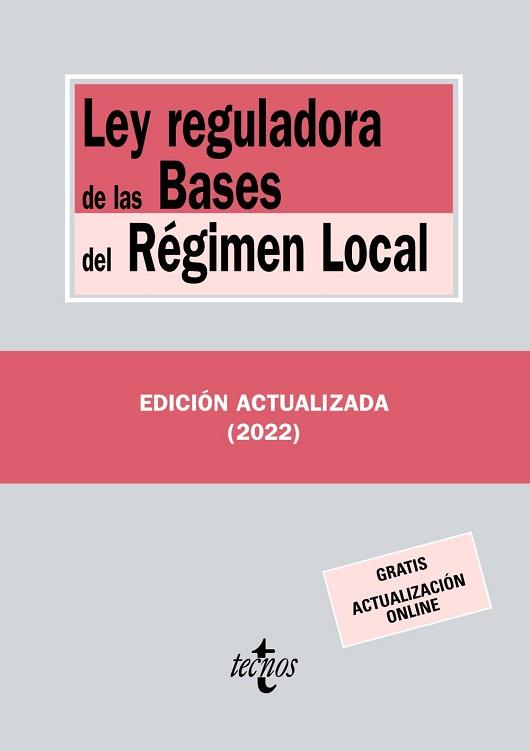 LEY REGULADORA DE LAS BASES DEL RÉGIMEN LOCAL(3ª EDICIÓN 2022) | 9788430985876 |   | Llibreria Geli - Llibreria Online de Girona - Comprar llibres en català i castellà