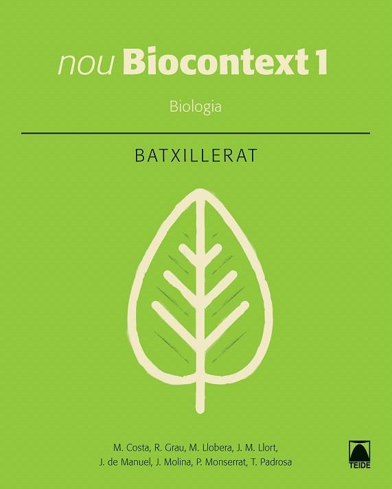 NOU BIOCONTEXT-1(BIOLOGIA - EDICIÓ 2016) | 9788430753574 | Llibreria Geli - Llibreria Online de Girona - Comprar llibres en català i castellà