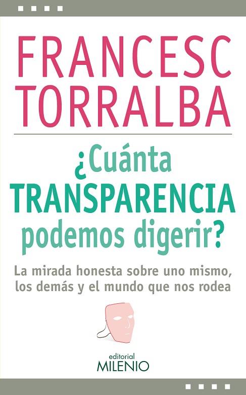 CUÁNTA TRANSPARENCIA PODEMOS DIGERIR? | 9788497436915 | TORRALBA,FRANCESC | Llibreria Geli - Llibreria Online de Girona - Comprar llibres en català i castellà
