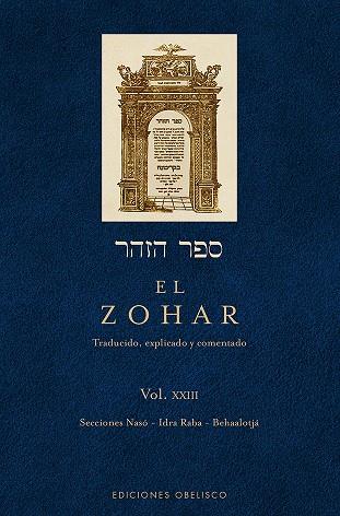 EL ZOHAR-23 | 9788491112440 | BAR IOJAI,RABI SHIMON | Llibreria Geli - Llibreria Online de Girona - Comprar llibres en català i castellà