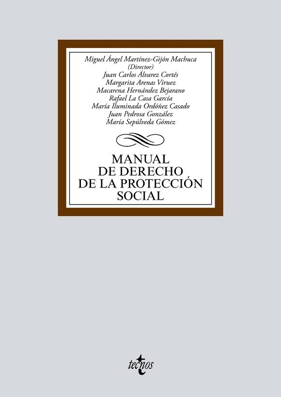 MANUAL DE DERECHO DE LA PROTECCIÓN SOCIAL | 9788430981748 | MARTÍNEZ-GIJÓN MACHUCA, MIGUEL ÁNGEL/ARENAS VIRUEZ,MARGARITA/ÁLVAREZ CORTÉS,JUAN CARLOS/ORDÓÑEZ CA | Llibreria Geli - Llibreria Online de Girona - Comprar llibres en català i castellà