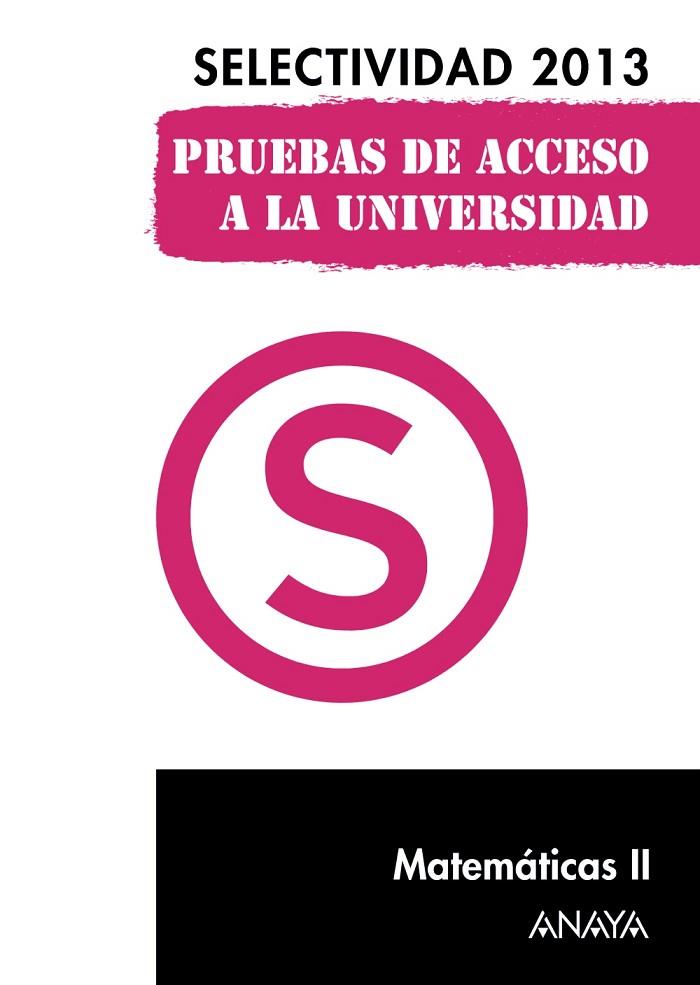 MATEMÁTICAS II.SELECTIVIDAD 2013. | 9788467845143 | BUSTO CABALLERO,ANA ISABEL | Llibreria Geli - Llibreria Online de Girona - Comprar llibres en català i castellà