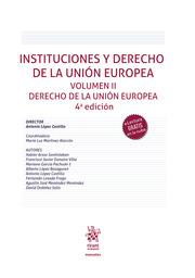 INSTITUCIONES Y DERECHO DE LA UNIÓN EUROPEA-2(4ª EDICIÓN 2022) | 9788411308458 | LOPEZ CASTILLO,ANTONIO | Llibreria Geli - Llibreria Online de Girona - Comprar llibres en català i castellà