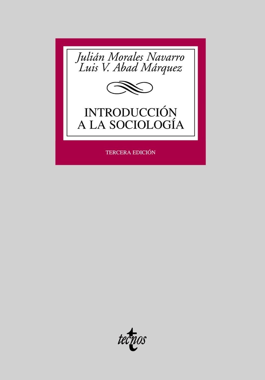 INTRODUCCION A LA SOCIOLOGIA(3ª EDICION 2008) | 9788430945870 | MORALES NAVARRO,JULIAN/ABAD,LUIS V. | Llibreria Geli - Llibreria Online de Girona - Comprar llibres en català i castellà