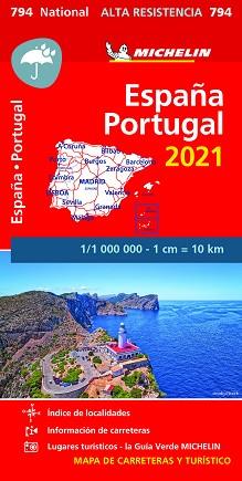 MAPA NATIONAL ESPAÑA- PORTUGAL 2021 "ALTA RESISTENCIA" | 9782067250086 | Llibreria Geli - Llibreria Online de Girona - Comprar llibres en català i castellà