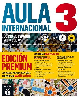 AULA INTERNACIONAL-3(EDICIÓN PREMIUM) | 9788417249533 | CORPAS,JAIME | Llibreria Geli - Llibreria Online de Girona - Comprar llibres en català i castellà
