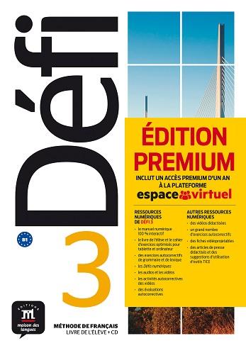 DÉFI-3(LIVRE DE L'ÉLÈVE+CD.EDITION PREMIUM) | 9788417249717 | BIRAS,PASCAL/CHEVRIER,ANNA | Llibreria Geli - Llibreria Online de Girona - Comprar llibres en català i castellà