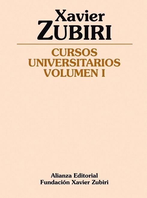 CURSOS UNIVERSITARIOS-1 | 9788420687605 | ZUBIRI,XAVIER | Llibreria Geli - Llibreria Online de Girona - Comprar llibres en català i castellà