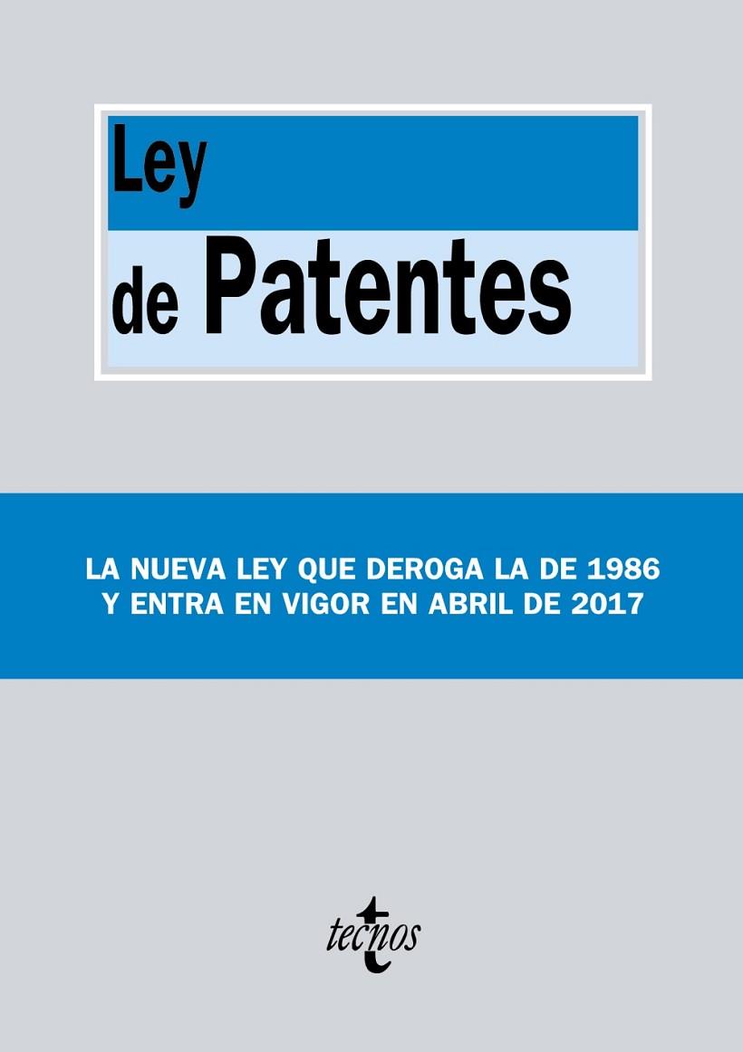 LEY DE PATENTES | 9788430971312 | Llibreria Geli - Llibreria Online de Girona - Comprar llibres en català i castellà