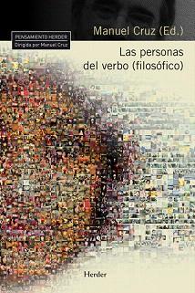 LAS PERSONAS DEL VERBO (FILOSOFICO) | 9788425427855 | CRUZ,MANUEL  | Llibreria Geli - Llibreria Online de Girona - Comprar llibres en català i castellà