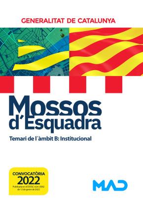 MOSSOS D'ESQUADRA(TEMARI DE L'ÀMBIT B.INSTITUCIONAL.EDICIÓ 2022) | 9788414253281 | LUJAN LOPEZ,EDUARDO/GARCIA POMAR,CONSUELO | Llibreria Geli - Llibreria Online de Girona - Comprar llibres en català i castellà