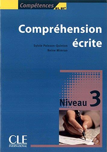 COMPREHENSION ECRITE(NIVEAU-3.B1/B1+.COMPETENCES) | 9782090352115 | POISSON-QUINTON,SYLVIE/MIMRAM,REINE | Libreria Geli - Librería Online de Girona - Comprar libros en catalán y castellano