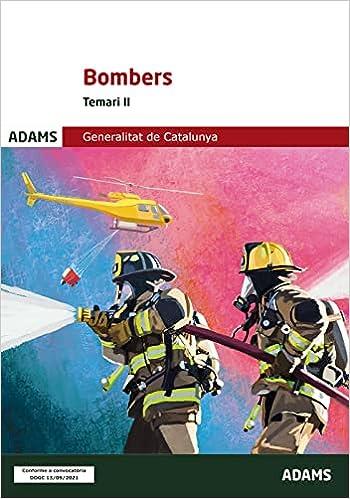 BOMBERS DE LA GENERALITAT DE CATALUNYA(TEMARI-2.EDICIÓ 2022) | 9788411160544 |   | Llibreria Geli - Llibreria Online de Girona - Comprar llibres en català i castellà