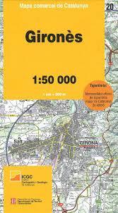 GIRONES(MAPA COMARCAL DE CATALUNYA) | 9788439396659 | Llibreria Geli - Llibreria Online de Girona - Comprar llibres en català i castellà
