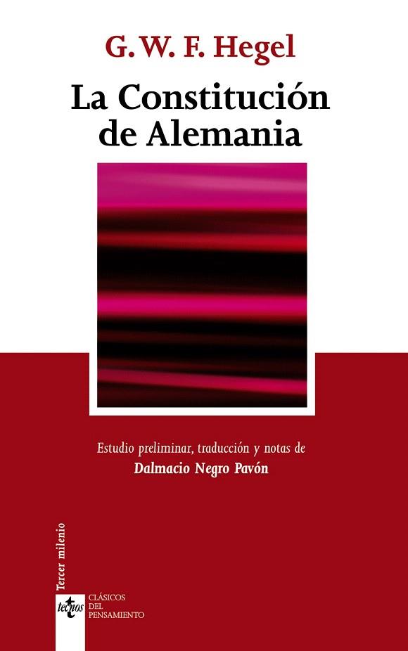 LA CONSTITUCION DE ALEMANIA | 9788430950300 | HEGEL,GEORG WILHELM FRIEDRICH | Llibreria Geli - Llibreria Online de Girona - Comprar llibres en català i castellà