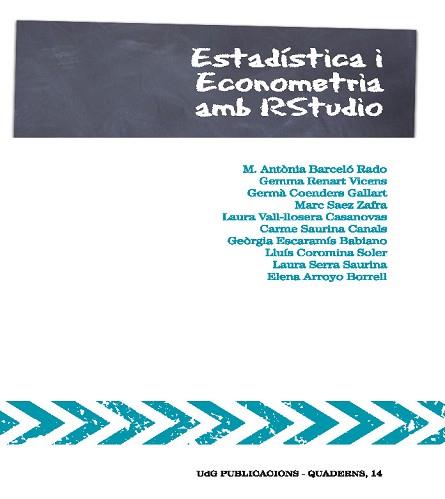ESTADÍSTICA I ECONOMETRIA AMB RSTUDIO | 9788499844657 |   | Llibreria Geli - Llibreria Online de Girona - Comprar llibres en català i castellà