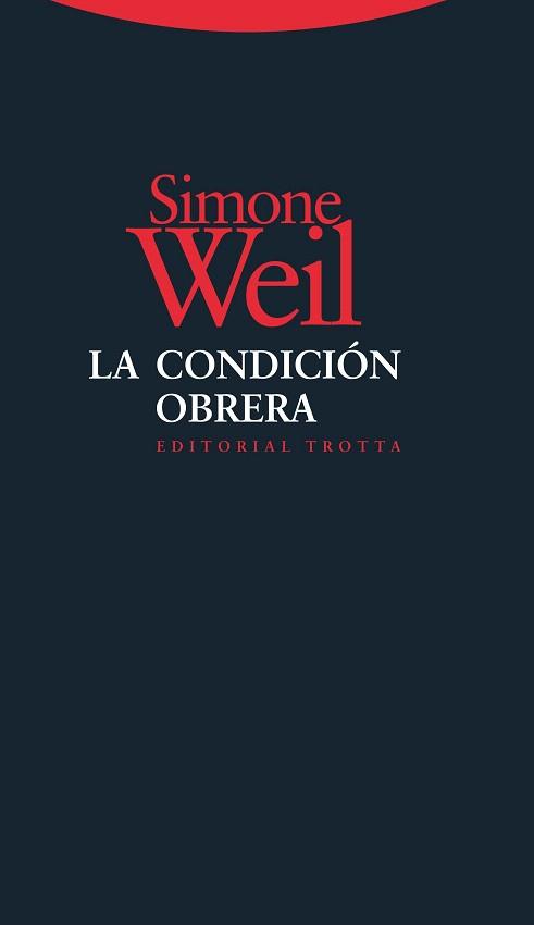 LA CONDICIÓN OBRERA | 9788498794687 | WEIL,SIMONE | Llibreria Geli - Llibreria Online de Girona - Comprar llibres en català i castellà